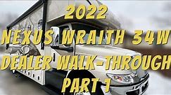 Nexus Wraith 34W 2022 | Dealer Walkthrough | Part 1 | Super C | diesel | Cummins
