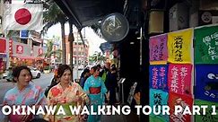 🇯🇵 Okinawa Naha Kokusai Dori Street Part 1 | Walking in Japan 4K 🌴