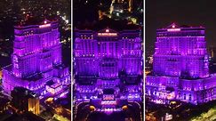 ITC Sonar and ITC Royal Bengal turn purple to welcome Team KKR