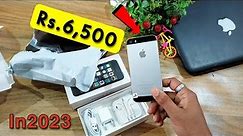Apple Iphone only at 6,500 | Unboxing & Full Review in 2023 Hindi | New Condition!