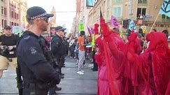 Protestors stage act of ‘mass civil disobedience’ in Melbourne’s CBD
