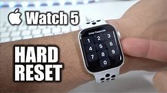 How To Hard Reset your Apple Watch Series 5 - Factory Reset