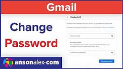 How to Change Your Password in Gmail