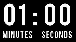 1 Minute Countdown Timer | @Timer For Success | @ExactTimer | (HD)