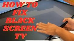How to Fix TV with Black Screen Problem | LG 43UM6910PUA