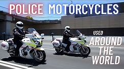 What Motorcycles do Police Use Around the World?