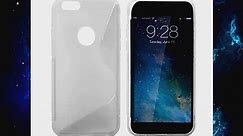 APPLE iPHONE 6 PLUS SLINE SILICONE GEL IN TRANSPARENT COVER CASE AND SCREEN PROTECTOR FROM GADGET BO