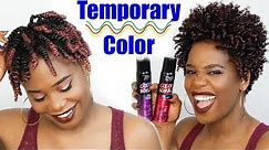 How To Apply Temporary Hair Color Spray | MissKenK