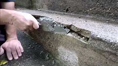 Patch concrete steps easy DIY