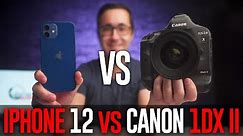 iPhone 12 vs. $6000+ DSLR PROFESSIONAL Camera: Photo and Video