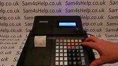 Sam4S Cash Register Programming & Using -% Discount Button ER-260BEJ / ER260BEJ / ER-265EJ / ER265EJ