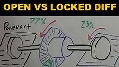 Open vs Locked Differential - Torque Transfer - Explained