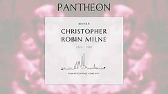 Christopher Robin Milne Biography - Basis of the character Christopher Robin in Winnie-the-Pooh