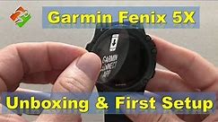 Garmin Fenix 5X - Unboxing & First Setup