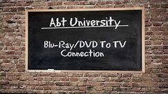 Abt Electronics How-To Guide: Connecting Your Blu-Ray/DVD Player to a TV