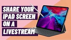 How to share your iPad screen on a live stream - Mac and PC (Restream tutorial) Screenshare iPad