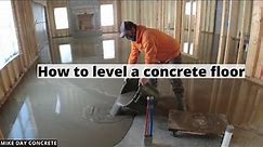 How To Self Level A Concrete Floor: My Simple Process