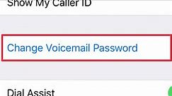 How To Change Voicemail Password in Apple iPhone 6