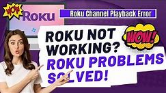 Roku Channel Playback Error || Roku Playback error fix