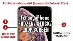 How to Force Restart (Screen Frozen Fixed) for iPhone X/XS/XS Max to latest iPhone