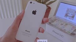 【开箱】白色 iPhone 5c Unboxing + Charging Dock (Aesthetic)