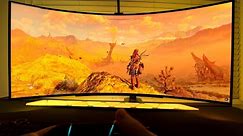 Explore the Majestic World of Horizon: Forbidden West on an OLED UltraWide | LG45GR95QE Visual Feast