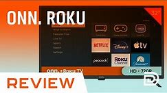 onn. Roku Smart TV Review // Walmart onn 32" 720P HD LED Roku TV Setup