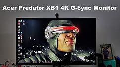 ACER Predator XB1 32" 4K G-Sync Gaming Monitor Review!!!