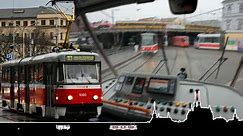 Timelapse celé služby z kabiny K2 na lince 10 🚋 Cab view tram Brno