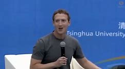 Facebook CEO and Co-founder, Mark Zuckerberg gave his first ever public Q&A in Chinese at Tsinghua University in Beijing