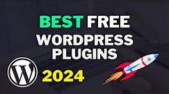 7 Best FREE WordPress Plugins for Beginners (2024) – Easy to Use!