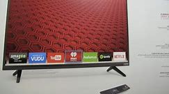 VIZIO E32-C1 32-Inch 1080p Smart LED TV unboxing and setup