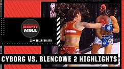 Belator 279 Highlights: Cris Cyborg vs. Arlene Blencowe 2 | ESPN MMA
