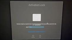 Activation Lock MacBook | MacBook Air | MacBook Pro