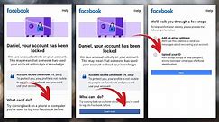 How to Unlock Facebook Account Without Learn More Option 2023 | Your Account has been Locked Fb