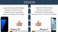 iPhone 7 vs Galaxy S7 le comparatif des smartphones haut de gamme - Vidéo Dailymotion
