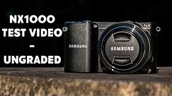 Samsung NX1000 Test Video - Samsung 16mm f2.4 Lens