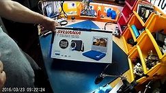 Curtis Sylvania SDVD7060-Combo-Blue 7-Inch Portable DVD Player Bundle