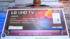 LG Smart TV UN7000 Series 4K UHD TV With IPS Panel