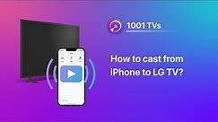 [2024] How to cast videos from iPhone to LG TV?