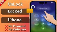 How to unlock iphone when forgot password? 2024 || unlock iphone forgot password without losing Data