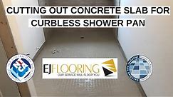 Easily Install Curbless Shower In Existing Concrete Slab