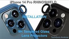 iPhone 14 Pro 9H Tempered Glass Lens Protectors RHINOSHIELD INSTALLATION