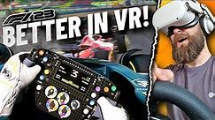 VR makes racing games SO MUCH BETTER! // F1 23 VR Gameplay (Quest 2 PC VR)