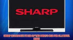 SHARP LC39LD145E TV LED 39F.HD DVBT/C USB PVR CL.A HOTEL MODE - Video Dailymotion