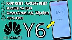 Huawei Y6 2019 Hard Reset | How To Factory reset HUAWEI Y6 2019 | Format & Remove All Data 🔃✔️