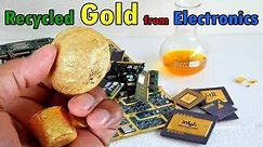 Tips to recycle gold from e-waste devices Connectors, circuit boards, computer parts