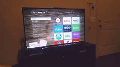 Roku tcl tv voice turn on and off.