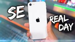 NEW iPhone SE (2020) - REAL Day In the Life Review!