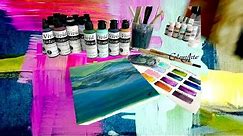 New Vivid Intense Colors Unveiling the Secret of Vibrant Colors in Painting, Pouring and Tinting.
